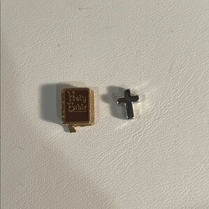 Origami Owl Bible and Cross Charms